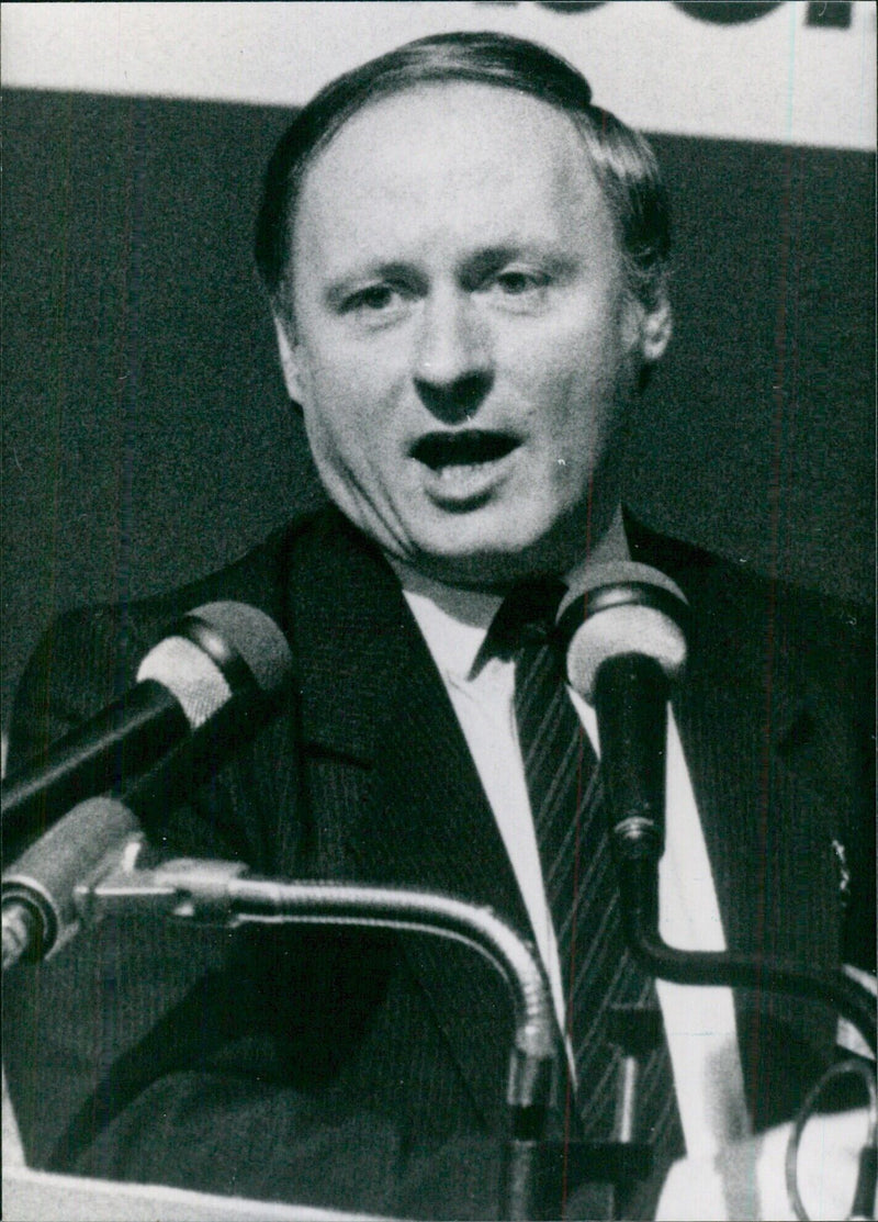 Oscar Lafontaine, West German physicist and politician - Vintage Photograph