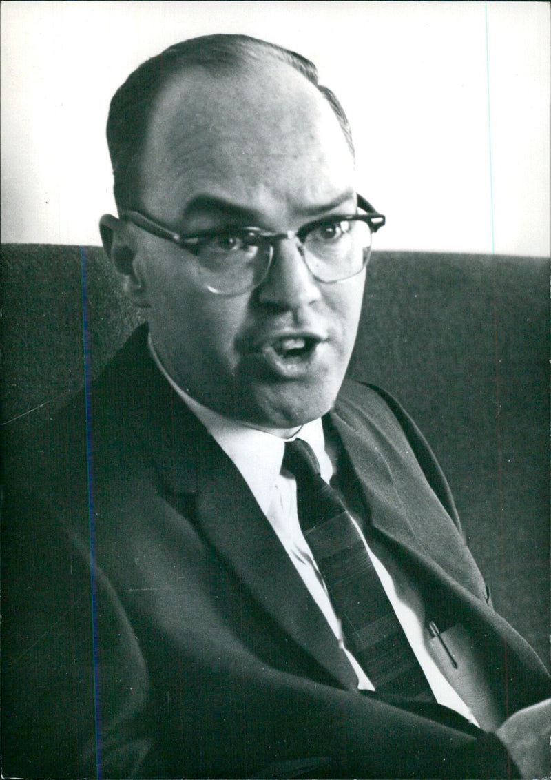 Professor Richard Caves, Chairman of the Department of Economics at Harvard University - Vintage Photograph