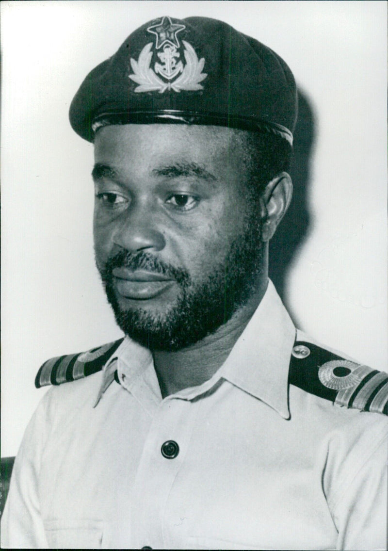 Ghana Politician: COMMANDER G.E. OSE I Commissioner for the Eastern Region - Vintage Photograph