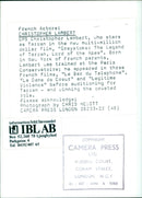 CHRISTOPHER LAMBERT OPS - Vintage Photograph