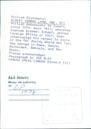 British Diplomat Albert Thomas Lamb - Vintage Photograph