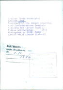 Italian Trade Unionists - Vintage Photograph