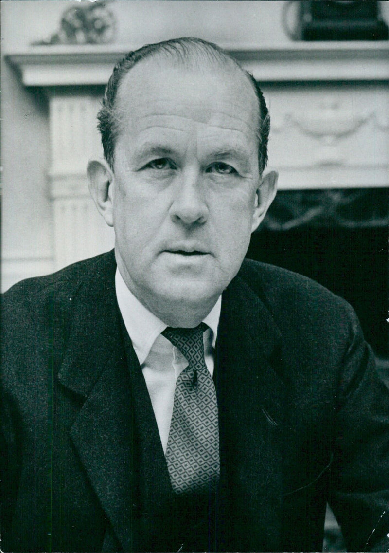 Sir Nicholas Cayzer, Chairman of British and Commonwealth Shipping Co. Ltd - Vintage Photograph