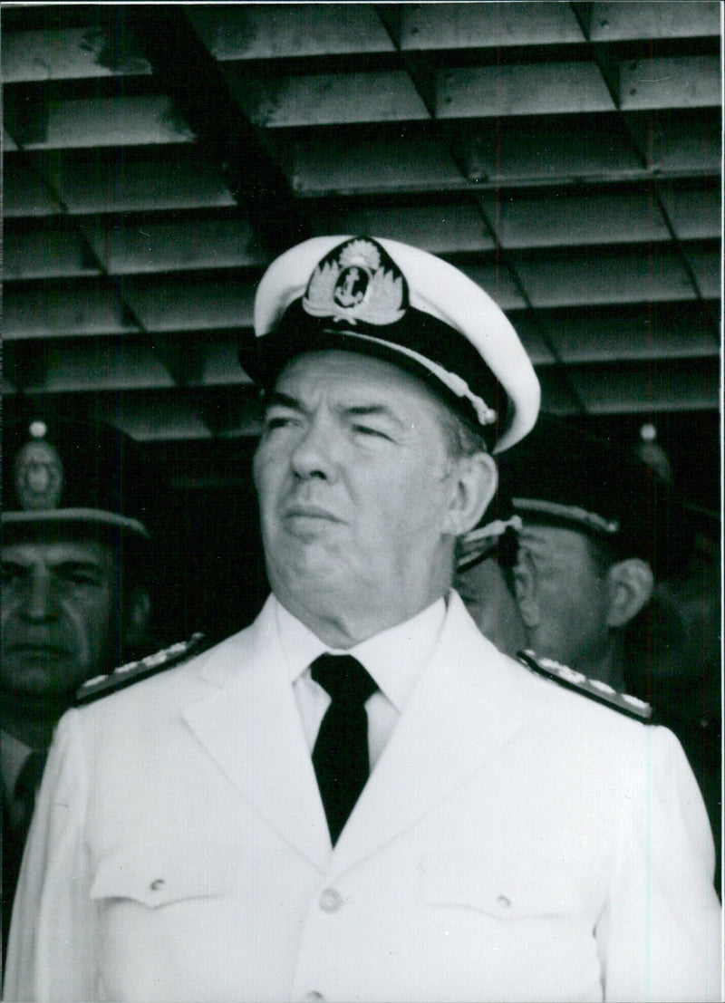 Vice Admiral Alberto Lacoste, Argentina's Minister of Social Welfare and Vice President of FIFA - Vintage Photograph