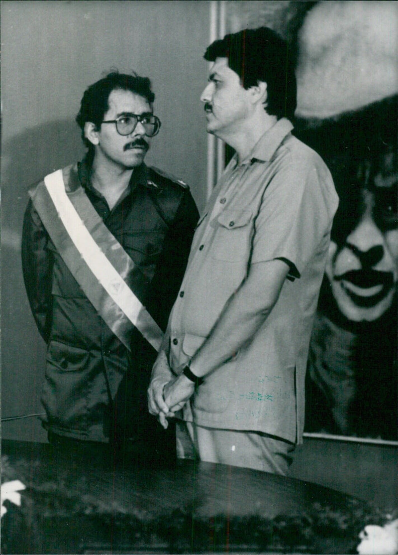 Nicaraguan Politicians: DANIEL ORTEGA & SERGIO RAMIREZ - Vintage Photograph