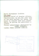 TAM CHAU Buddhist Chief of Secular Affairs - Vintage Photograph