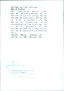 Hungarian Politicians - Vintage Photograph