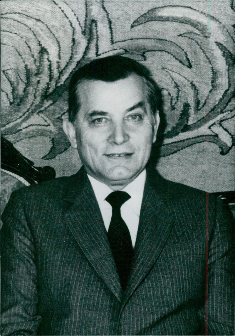 Marian Orzechowski, Poland's Minister of Foreign Affairs - Vintage Photograph