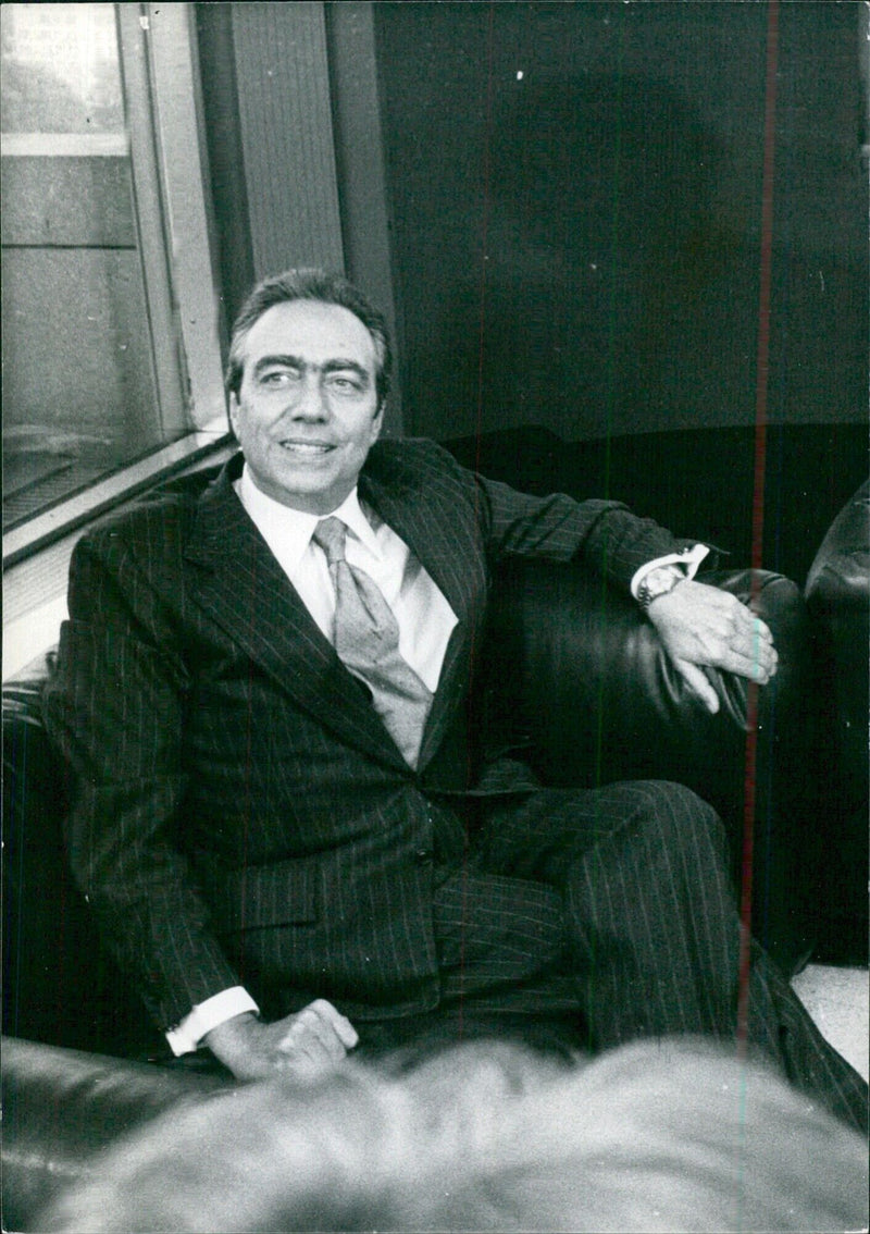 FRANCOIS-XAVIER ORTOLI, President of the Commission of the European Economic Communities (EEC) - Vintage Photograph