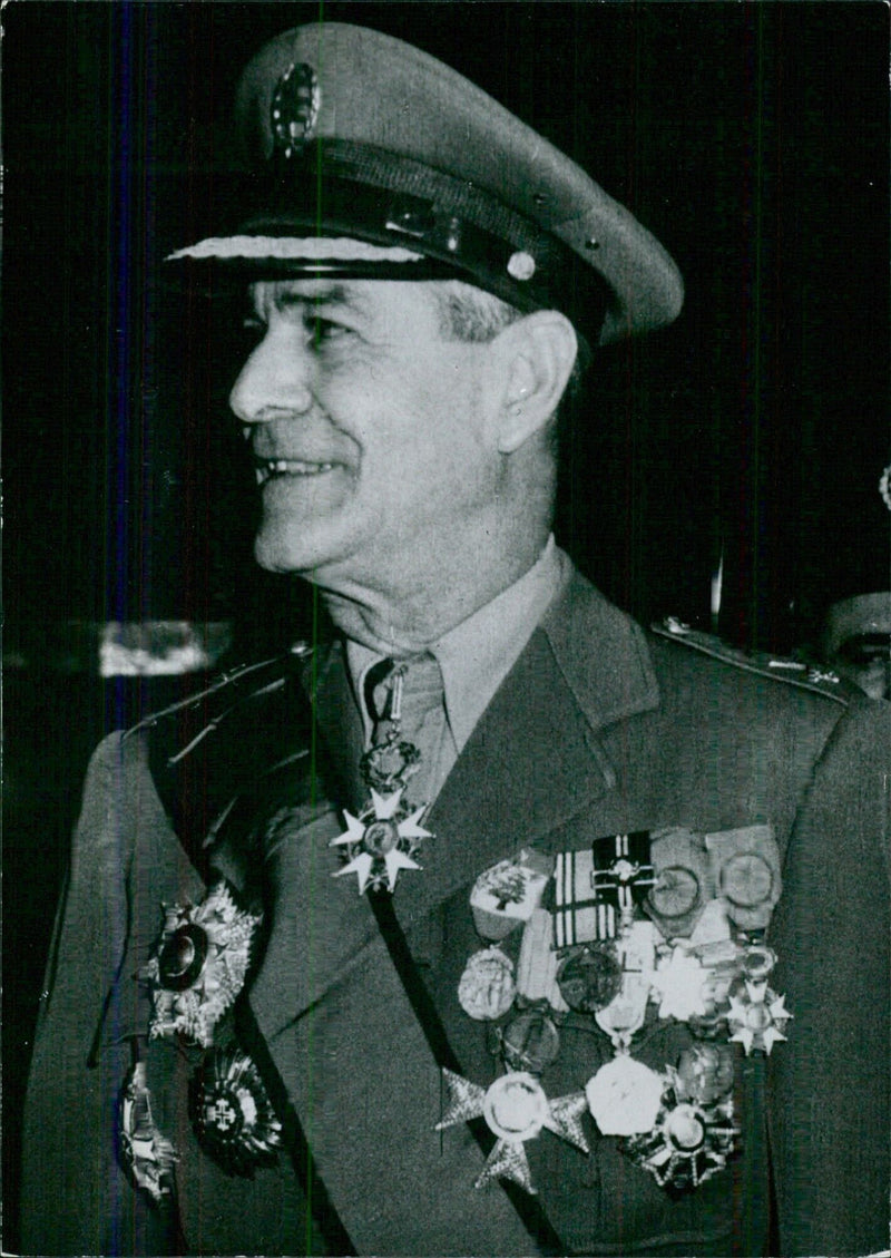 General Adel Chehab, Commander-in-Chief of the Lebanese Army - Vintage Photograph