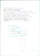 Gen. ENRIQUE LAIDLAW OPS General Enrique Laidlaw, Argentina's Minister of Planning - Vintage Photograph