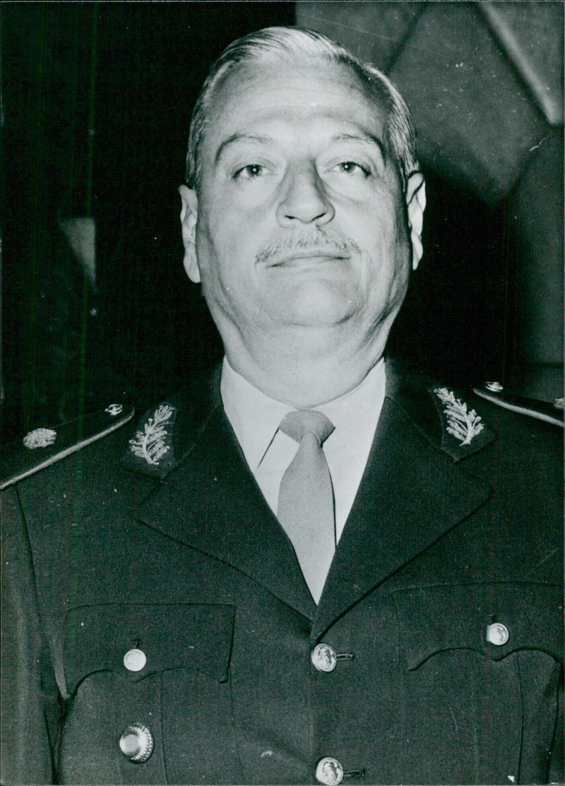 Gen. ENRIQUE LAIDLAW OPS General Enrique Laidlaw, Argentina's Minister of Planning - Vintage Photograph