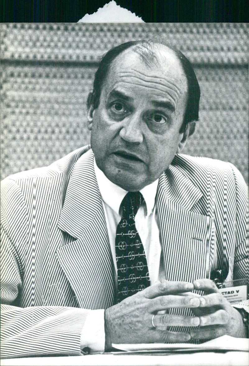 Claude Cheysson, Chairman of the European Commission on Development - Vintage Photograph