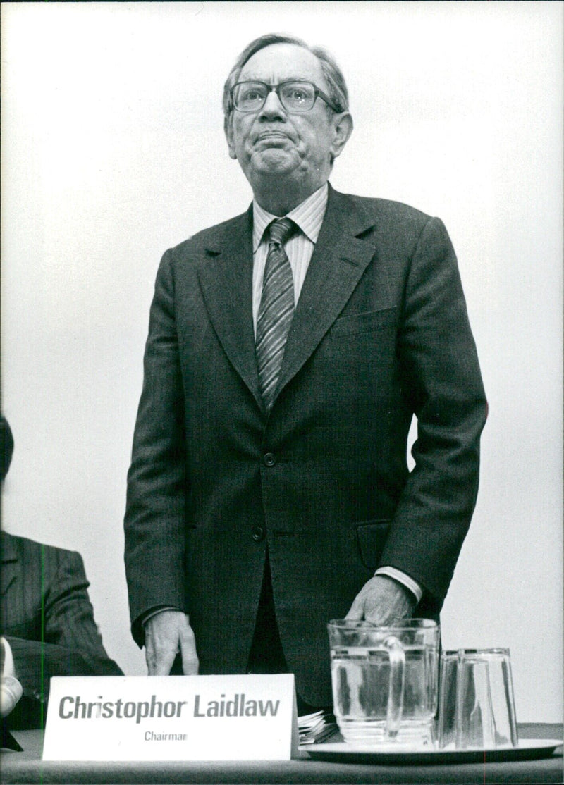 Christophor Laidlaw, Chairman of ICL - Vintage Photograph