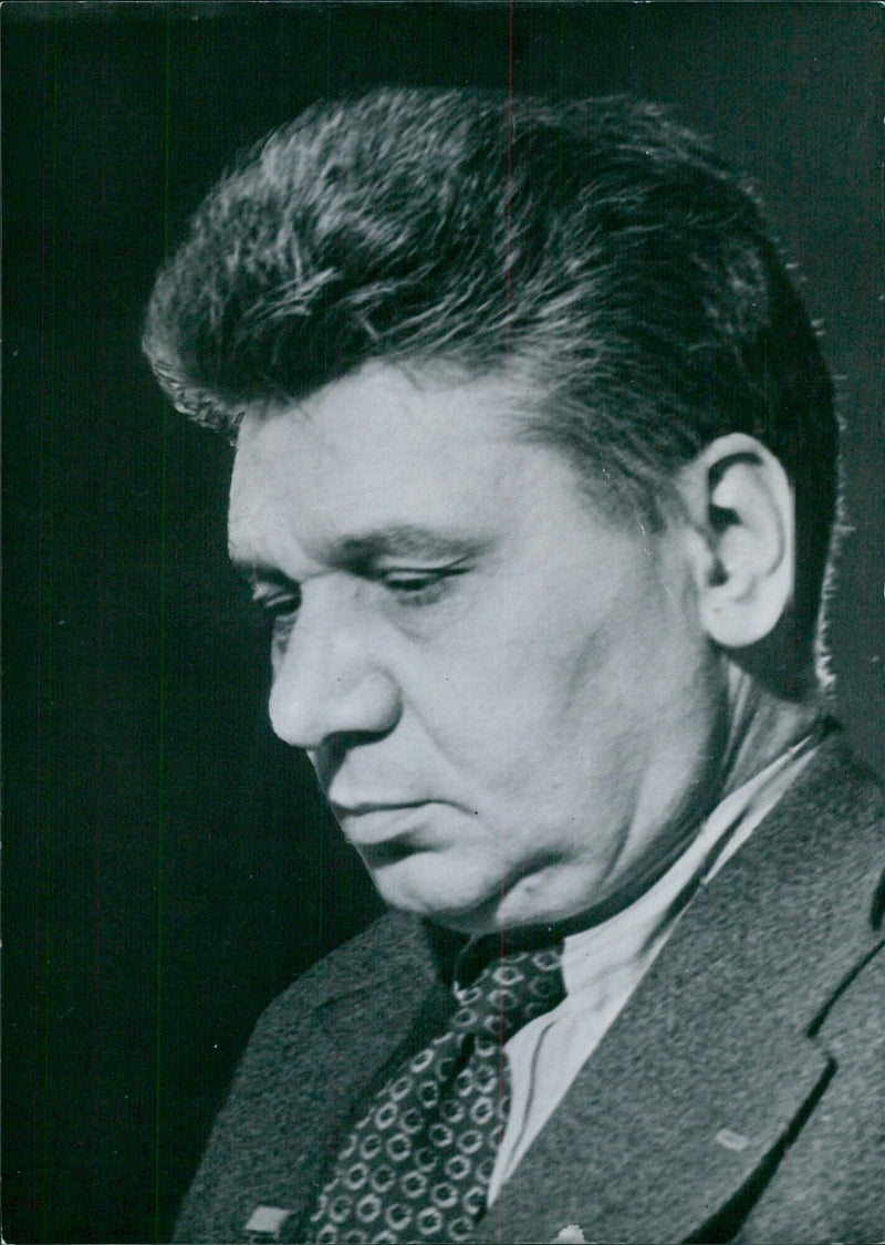 Nikolai Pogodin, Soviet Writer - Vintage Photograph