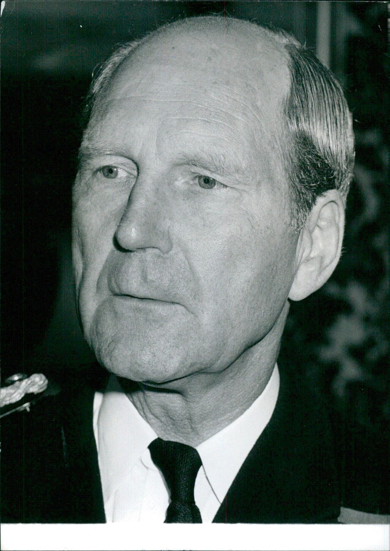 British Service Chiefs: ADMIRAL SIR MICHAEL POLLOCK Chief of the Naval Staff and First Sea Lord - Vintage Photograph