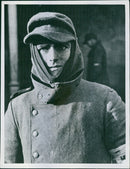 German soldiers captured by Americans in Belgium.
This German soldier was taken prisoner by troops on the Third U.S. Army in Belgium. - Vintage Photograph