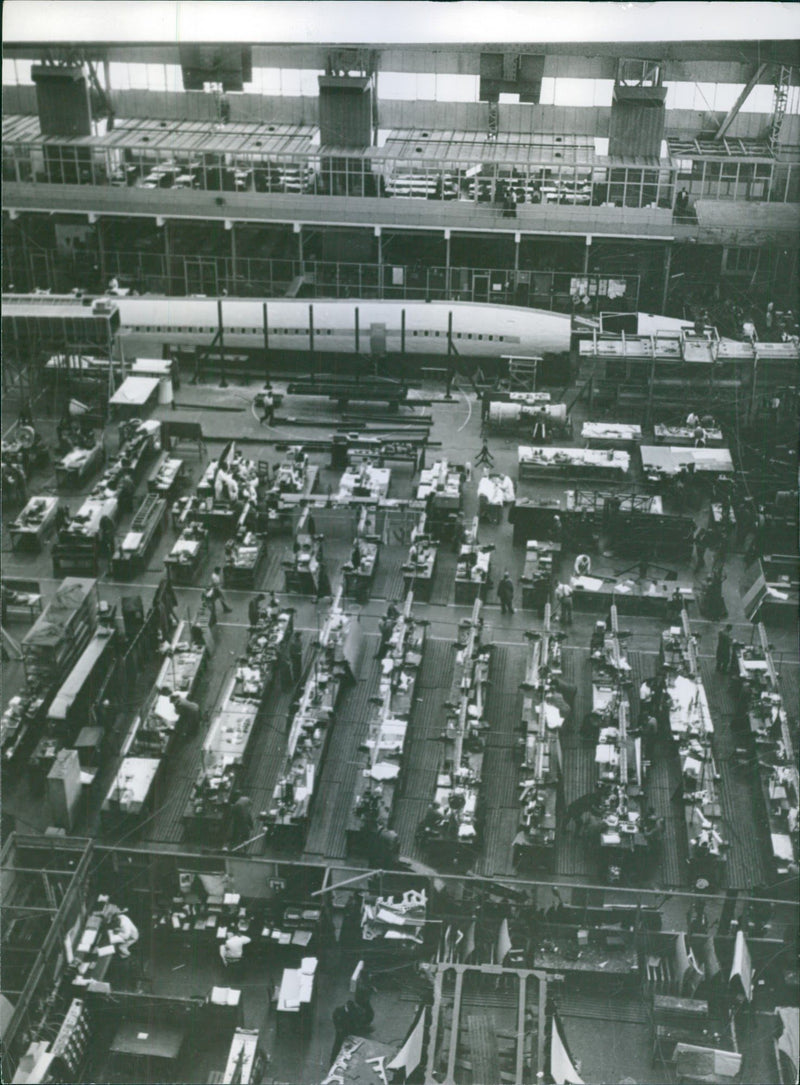 Concorde aircraft.
1964 - Vintage Photograph