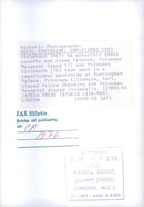 A photo of Princess Elizabeth II and princess Margareth participated in Royal Pantomime; Christmas 1941 top entertain parents and closed friends. - Vintage Photograph