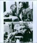 Michael Rooker, Brad Dourif and Gene Hackman star in a 1988 American crime thriller film, "Mississippi Burning." - Vintage Photograph