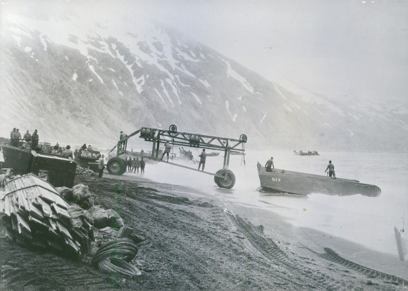 All-purpose machine used by US Army and Navy. - Vintage Photograph