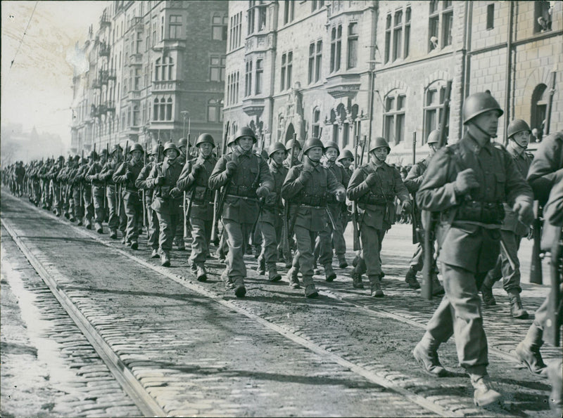 Trupparad, Stockholm - Vintage Photograph