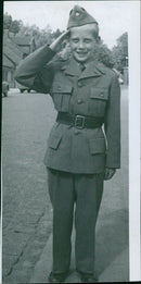 Halland Regiment Band, music student Ingemar Klasson, 1952 - Vintage Photograph