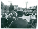 King's Garden. Military music concert with hundreds of participants - Vintage Photograph