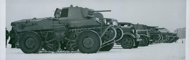 Army tanks - Vintage Photograph