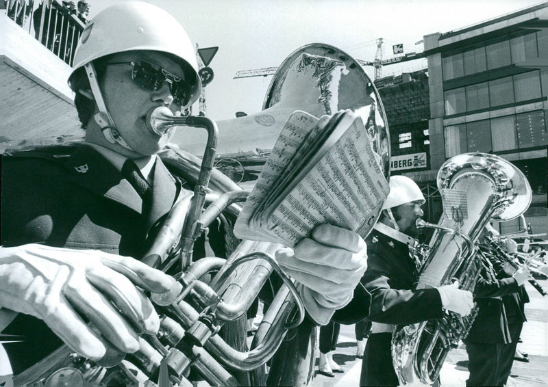Military music - Vintage Photograph