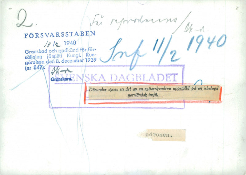 Field maneuvers 1940 - Vintage Photograph