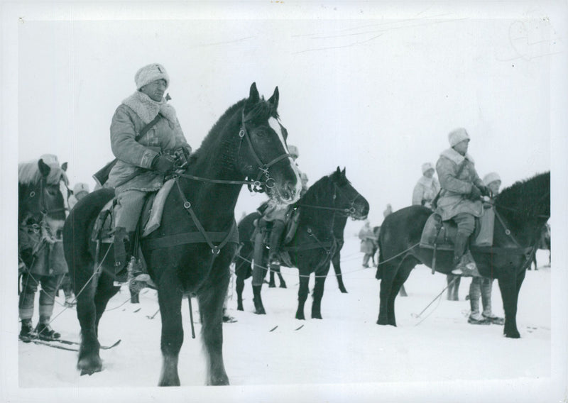 Field maneuvers 1940 - Vintage Photograph