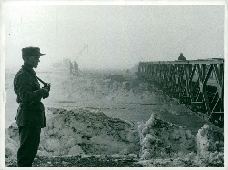 Field maneuver 1957 - Vintage Photograph