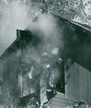 Swedish Military Civil Defense exercise 1943-1949 - Vintage Photograph