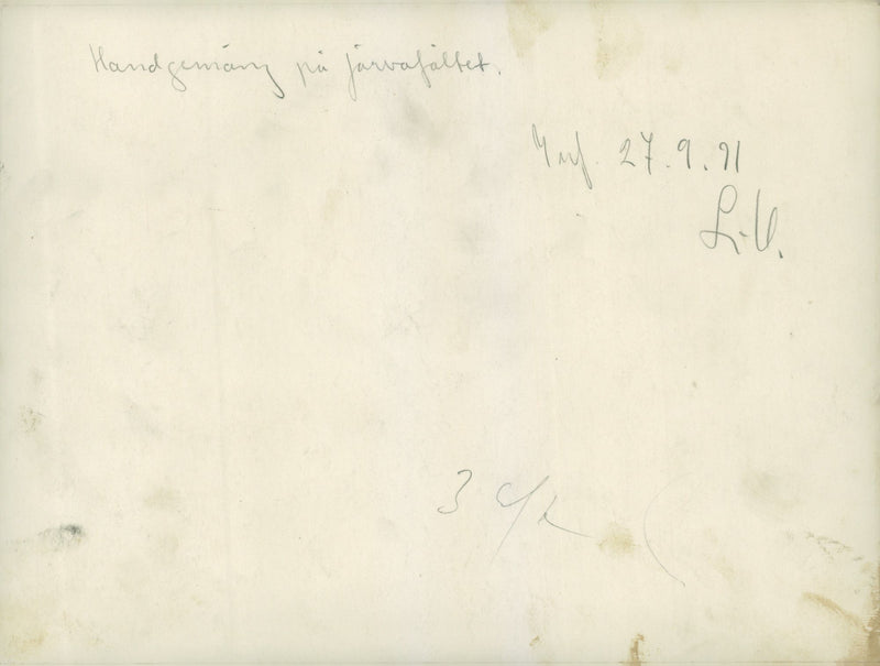 Field maneuver. Scuffle at JÃ¤rvafÃ¤ltet - Vintage Photograph