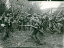 Field maneuver. Scuffle at JÃ¤rvafÃ¤ltet - Vintage Photograph