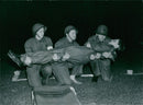 Swedish Military Civil Defense exercise 1943-1949 - Vintage Photograph