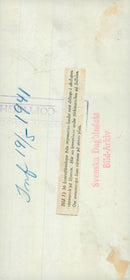 Swedish Military and Army 1941-1943 - Vintage Photograph