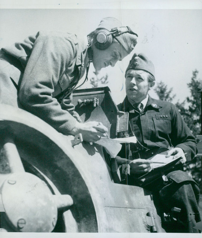 Voluntary officer training (FBU) Sweden - Vintage Photograph