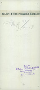 The war in SÃ¶dermanland is blown in. - 29 August 1929 - Vintage Photograph