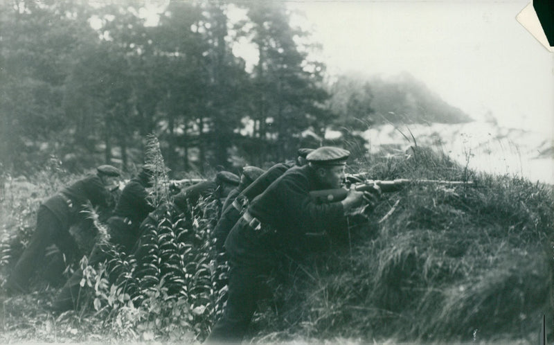 Field maneuvers 1926-1928 - Vintage Photograph