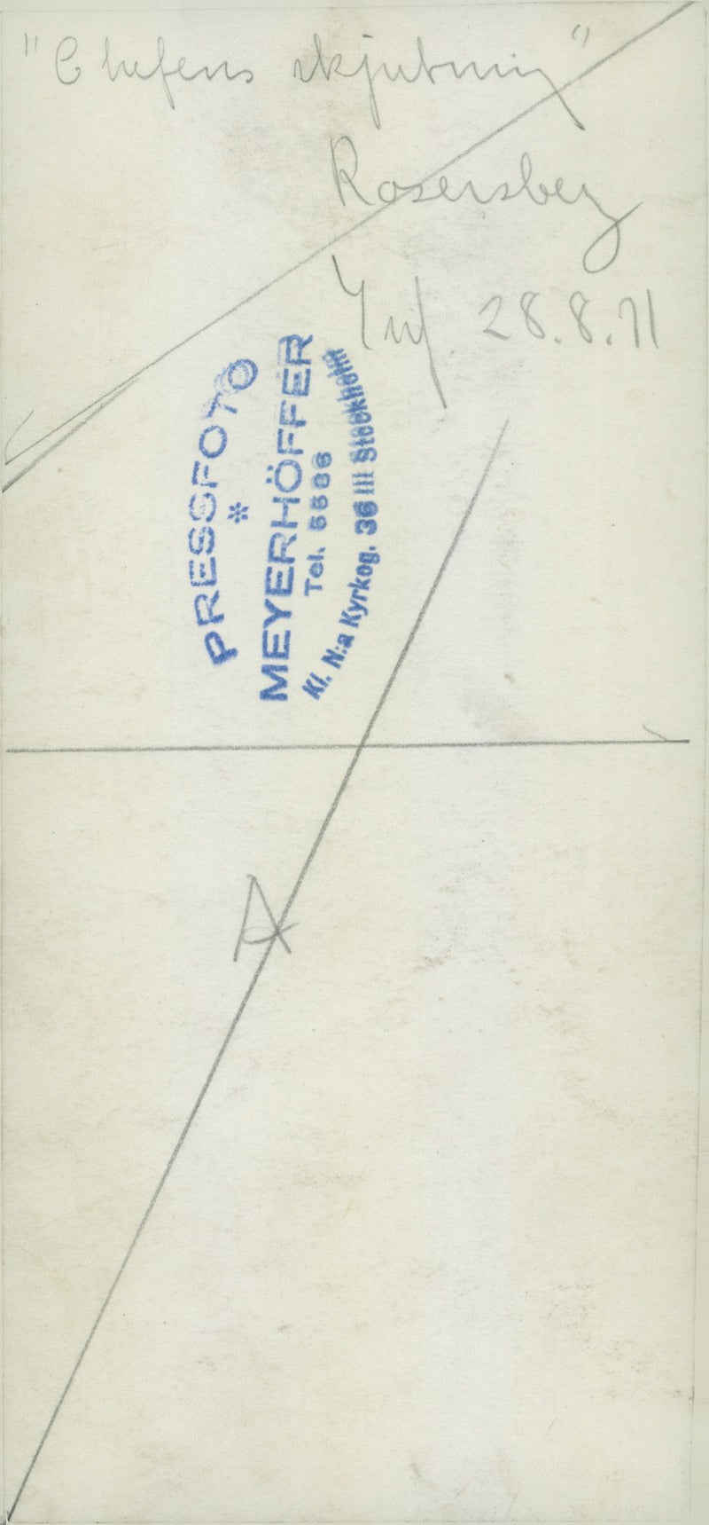 The managers firing Rosersberg - Vintage Photograph