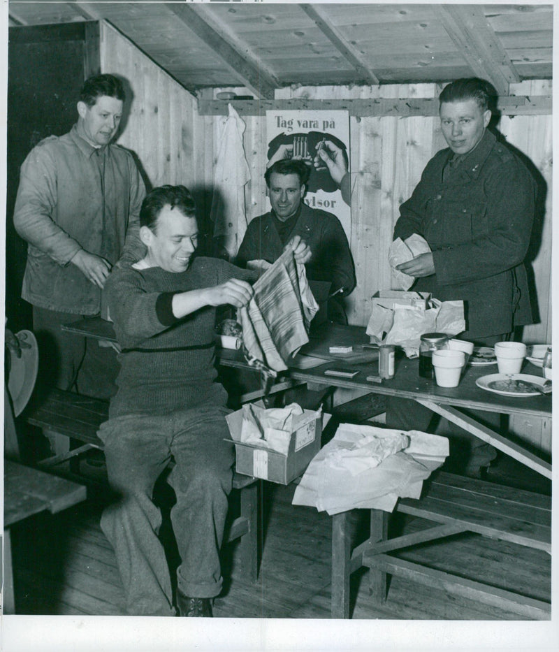 Swedish military emergency service July to Dec 1943 - Vintage Photograph