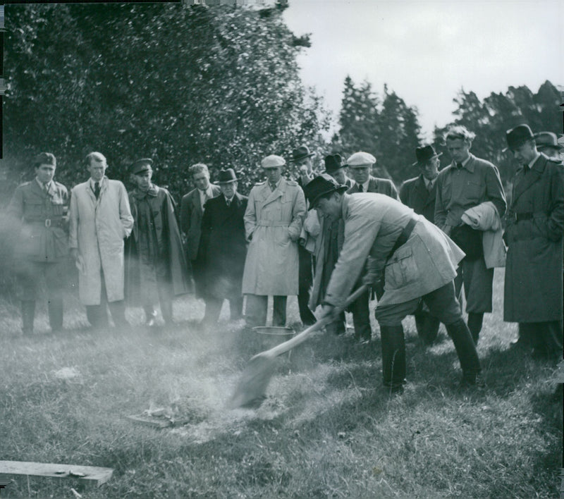 Swedish Military Civil Defense exercise 1943-1949 - Vintage Photograph