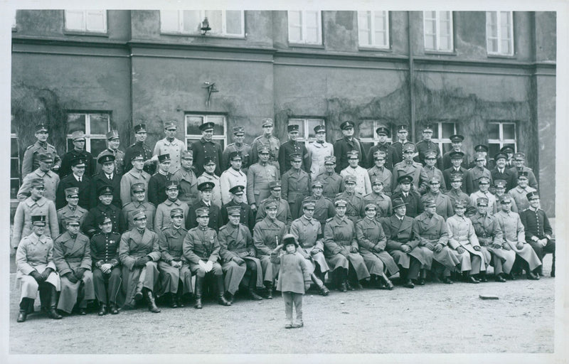 Swedish military air defense 1937 and earlier - Vintage Photograph