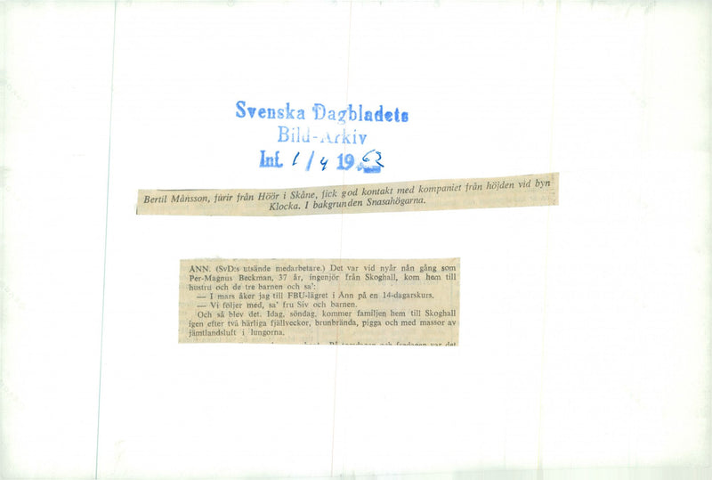 Voluntary officer training (FBU) Sweden - Vintage Photograph