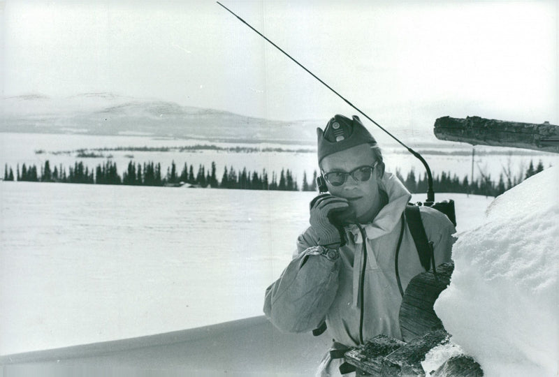 Voluntary officer training (FBU) Sweden - Vintage Photograph