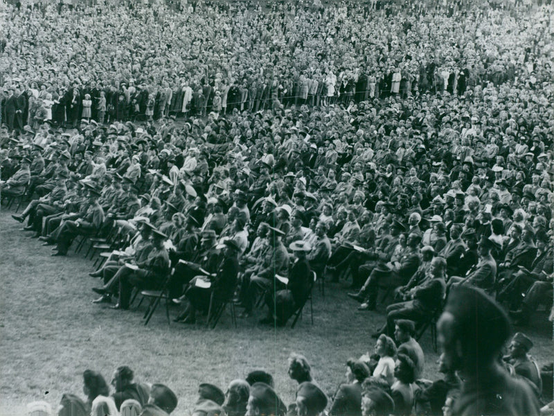 Swedish Military Emergency Service Field manueuver July-Dec 1944 - Vintage Photograph