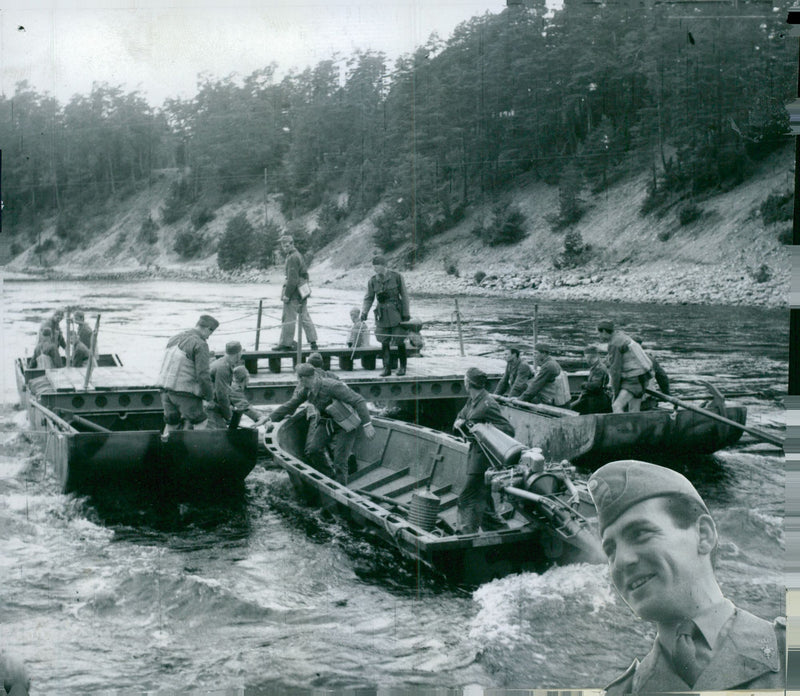 Swedish Military Emergency Service Field manueuver July-Dec 1944 - Vintage Photograph