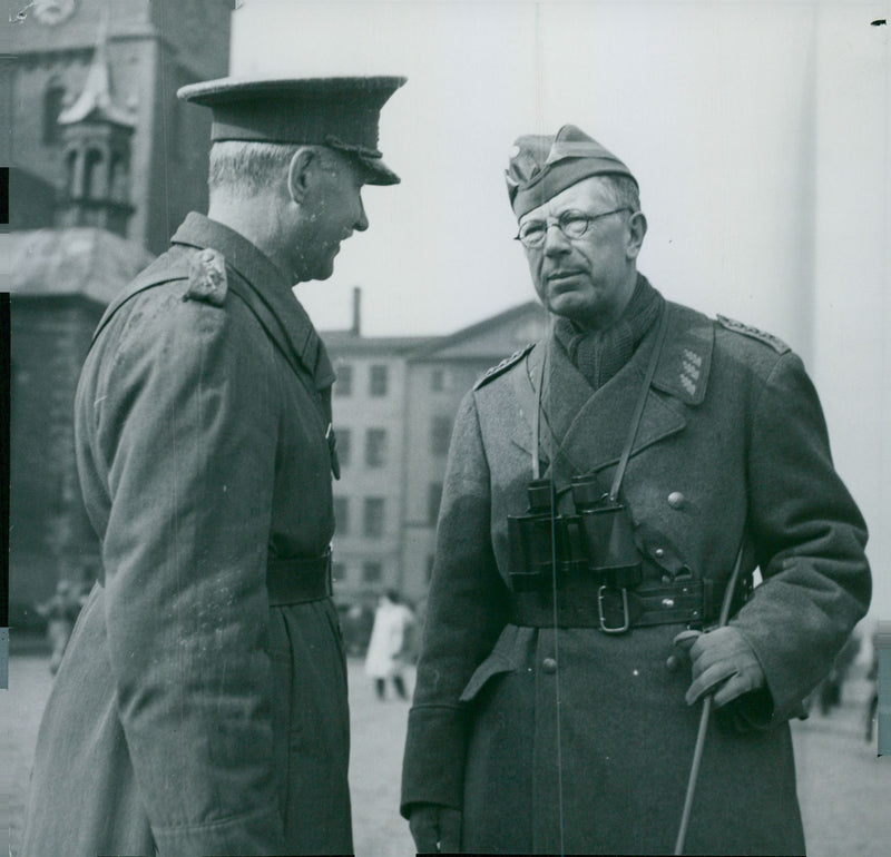 Swedish Military Field maneuvers Jan-June 1944 - Vintage Photograph